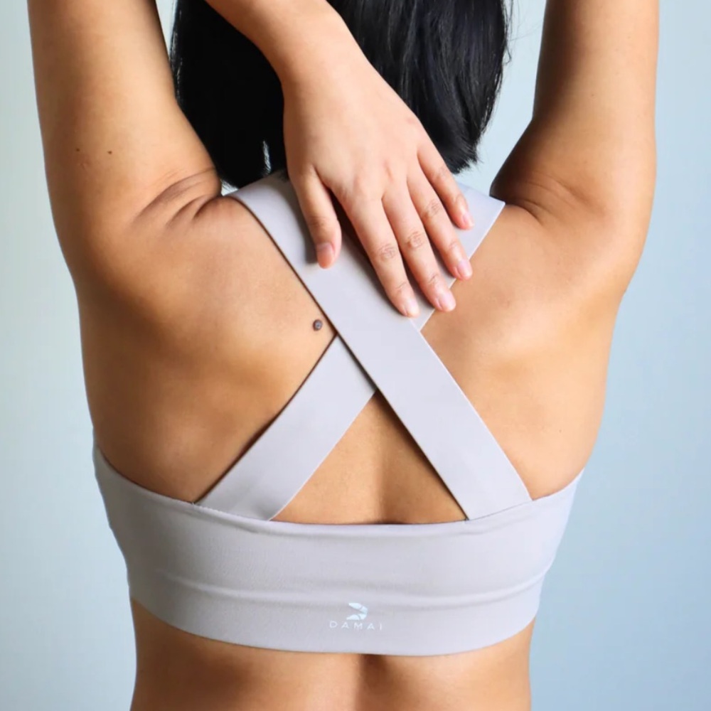 (ECO brand) DAMAI ATHLEISURE- the cross back sports bra